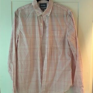 Bonobos Red Casual Button Down Shirt Lightweight Cotton